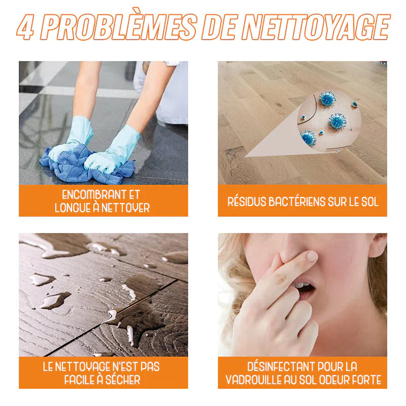 ✨💦Puissant nettoyant de sol de décontamination✅✨