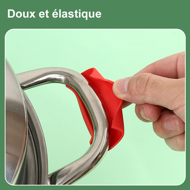 ✨Couvercle de Poignée de Pot Anti-brûlure en Silicone