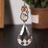 Pendentif en cristal de chat mignon