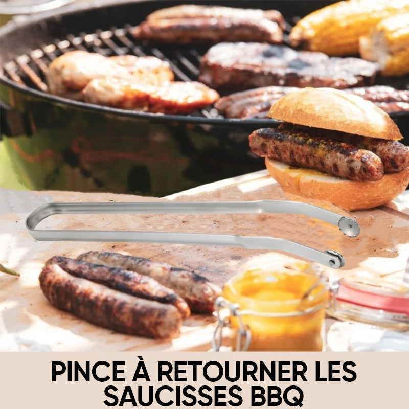 Pince à retourner les saucisses BBQ