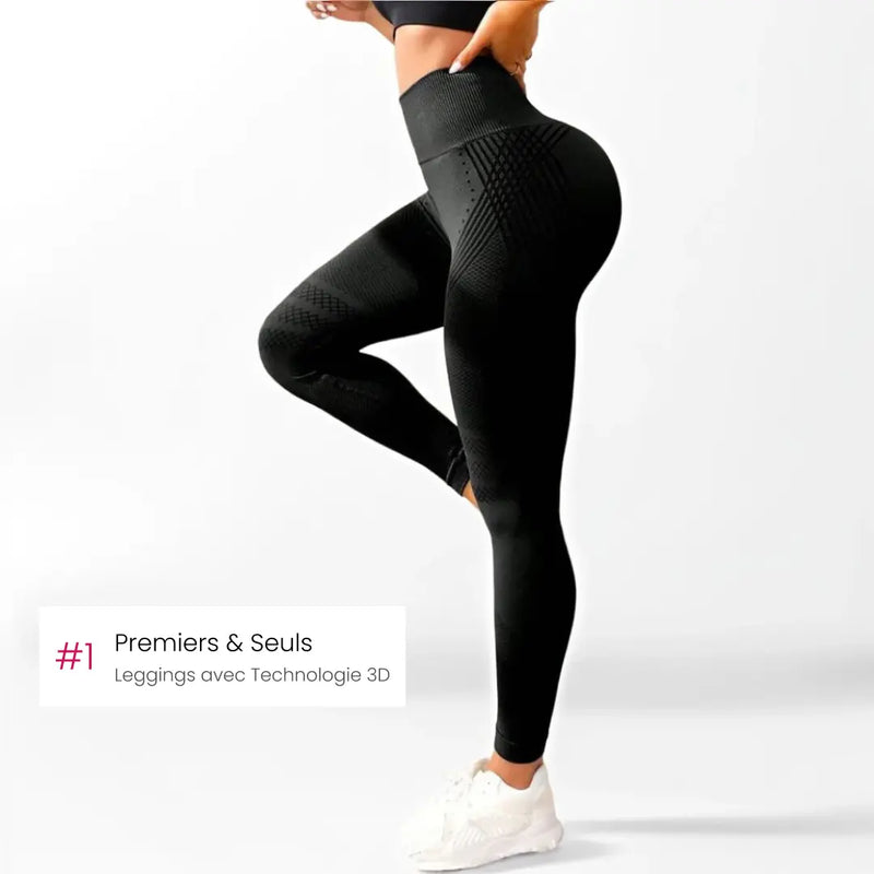 3D Leggings - Silhouette moulante et réduction de la cellulite pour les femmes