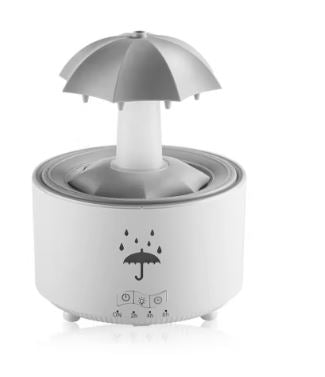 Humidificateur d'air en forme de goutte de pluie colorée